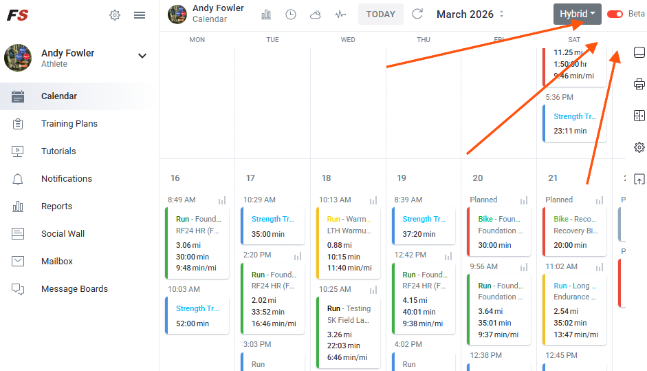 Navigate to Calendar